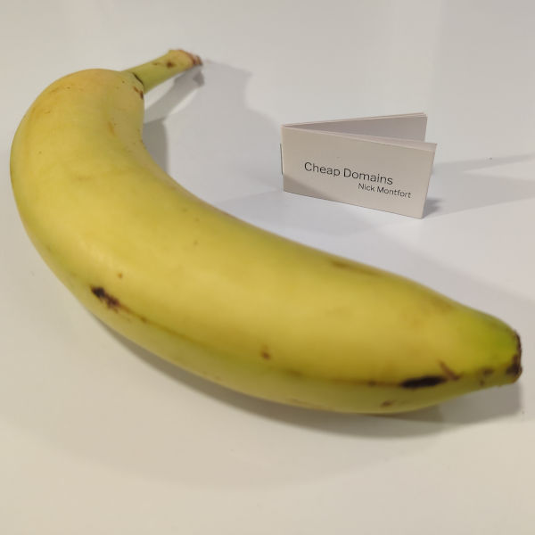 Cheap Domains, banana for scale.